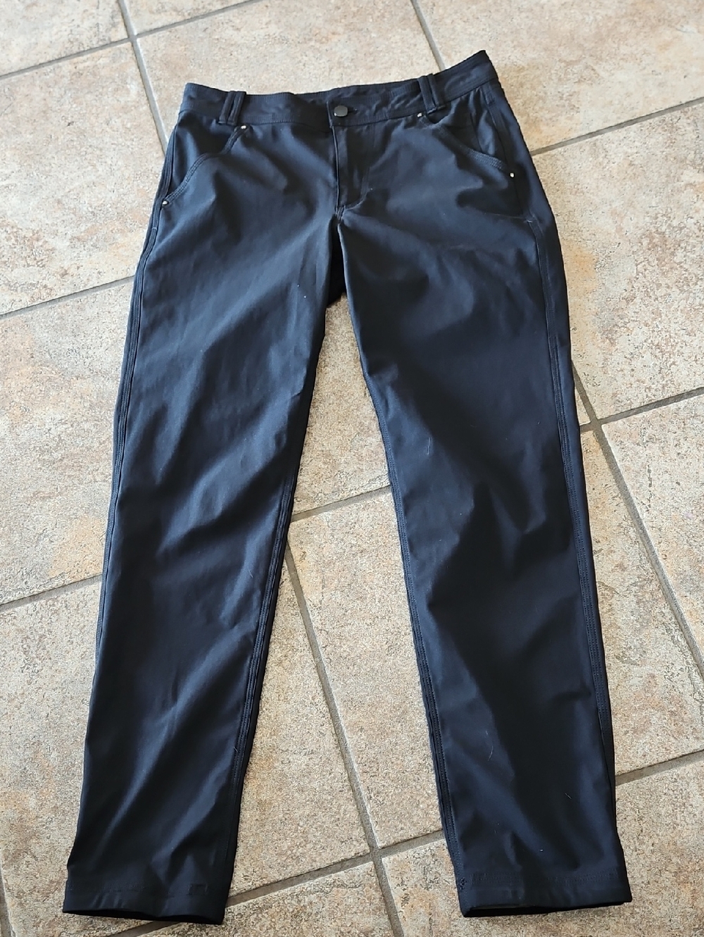 Lululemon ABC Comission Collection Black Straight-Leg Pants
